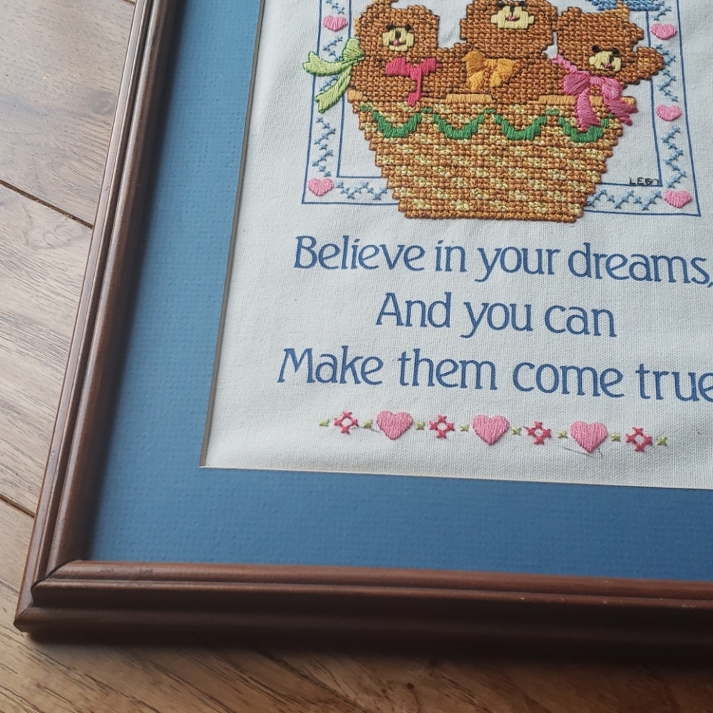 Handcrafted Framed Cross Stitch